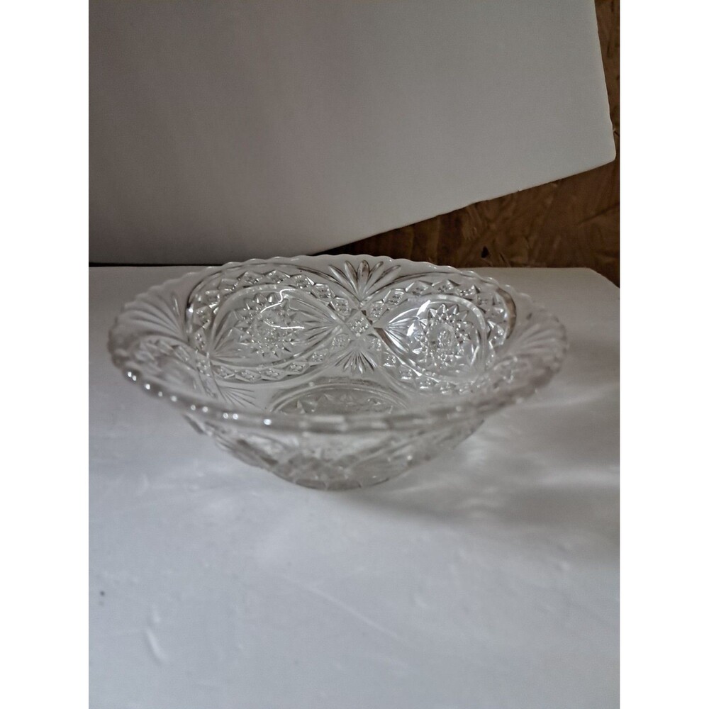 Vintage Pressed Glass Bowl